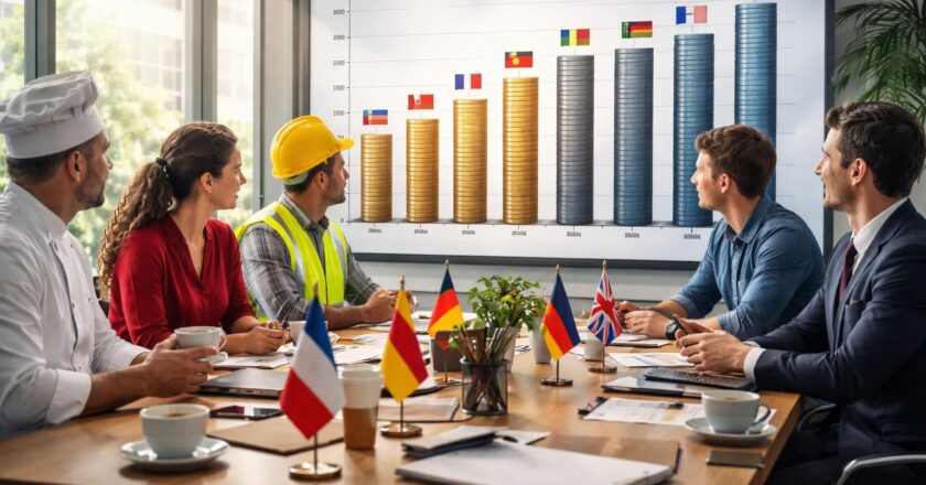 Le salaire net pour 39h au SMIC : une comparaison avec d’autres pays