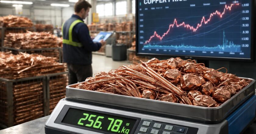 Impact des prix du marché sur votre capacité à vendre du cuivre au poids