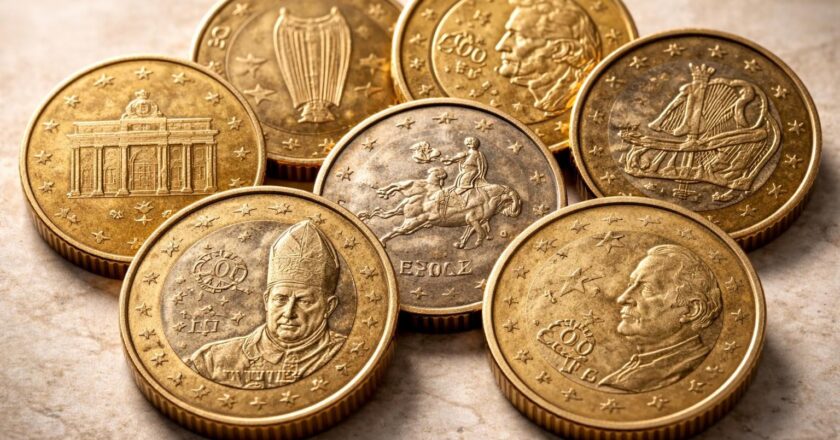 Les plus célèbres pièces de 50 centimes d’euro rares à travers l’Europe