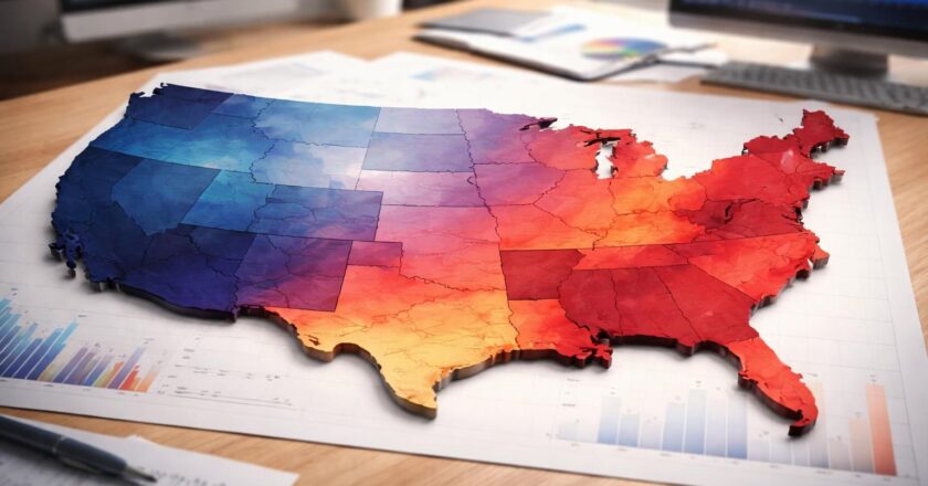 Le salaire moyen aux États-Unis : une analyse des disparités régionales