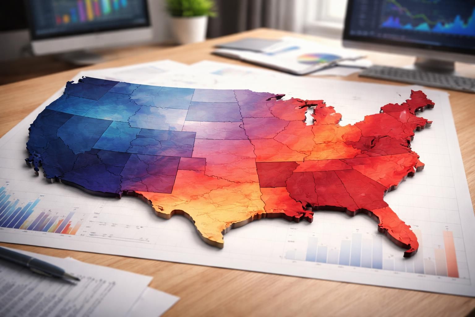 découvrez une analyse détaillée des disparités régionales du salaire moyen aux états-unis, explorant les facteurs économiques et sociaux qui influencent les revenus à travers le pays.