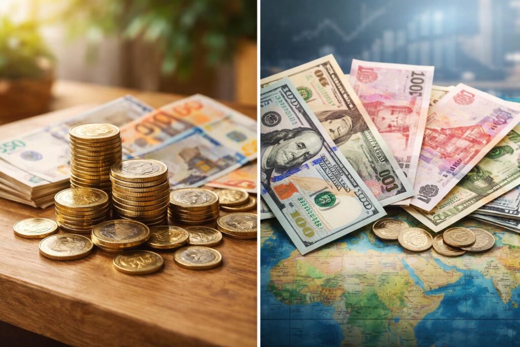 découvrez les principales différences entre monnaie et devise, et comprenez leur importance dans le contexte économique et financier.